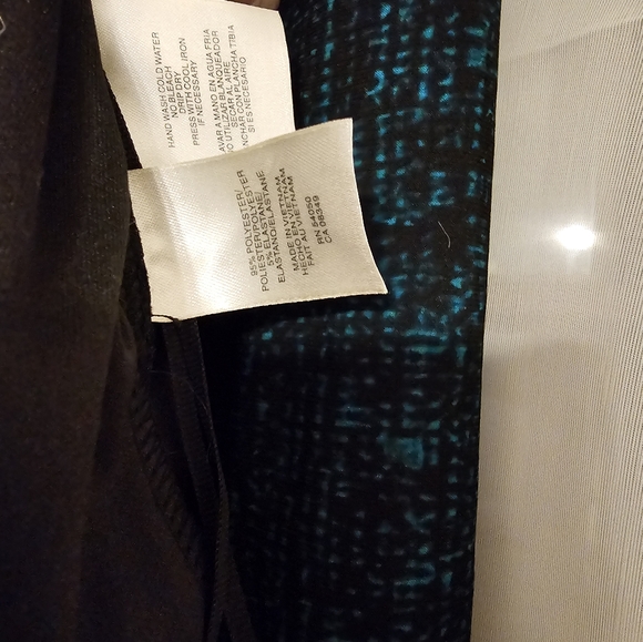 Evan Picone Green Dress Office Wrap Style - Picture 6 of 6